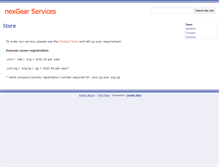 Tablet Screenshot of nexgear.net